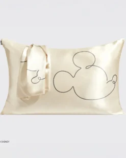 Kitsch x Mickey and Minnie Satin Pillowcase - Mr. Mouse