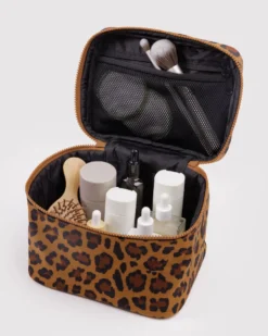 Large Cosmetic Case - Leopard