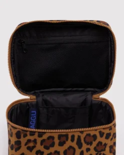 Large Cosmetic Case - Leopard