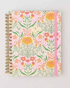 Large 17-Month Academic Planner - White Floral