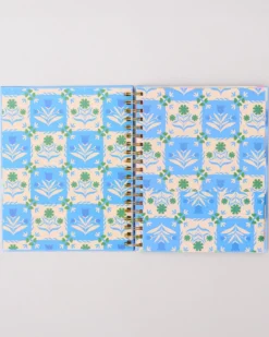 Large 17-Month Academic Planner - White Floral
