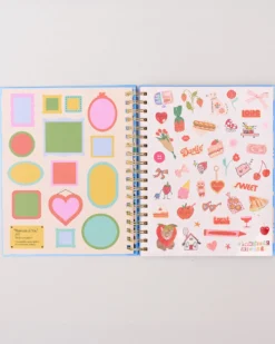 Large 17-Month Academic Planner - White Floral