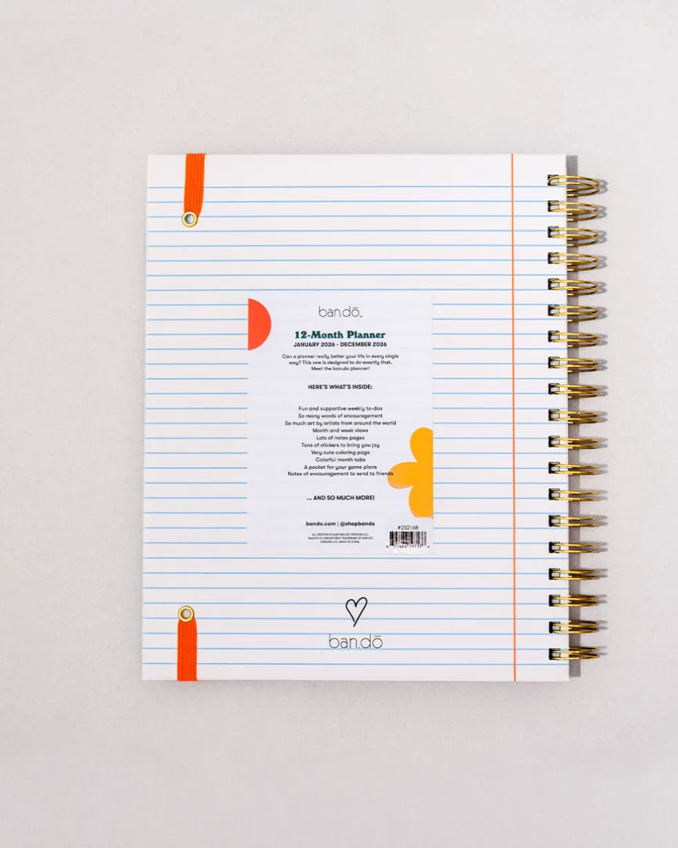 Large 12-Month Annual Planner - Ready for Anything