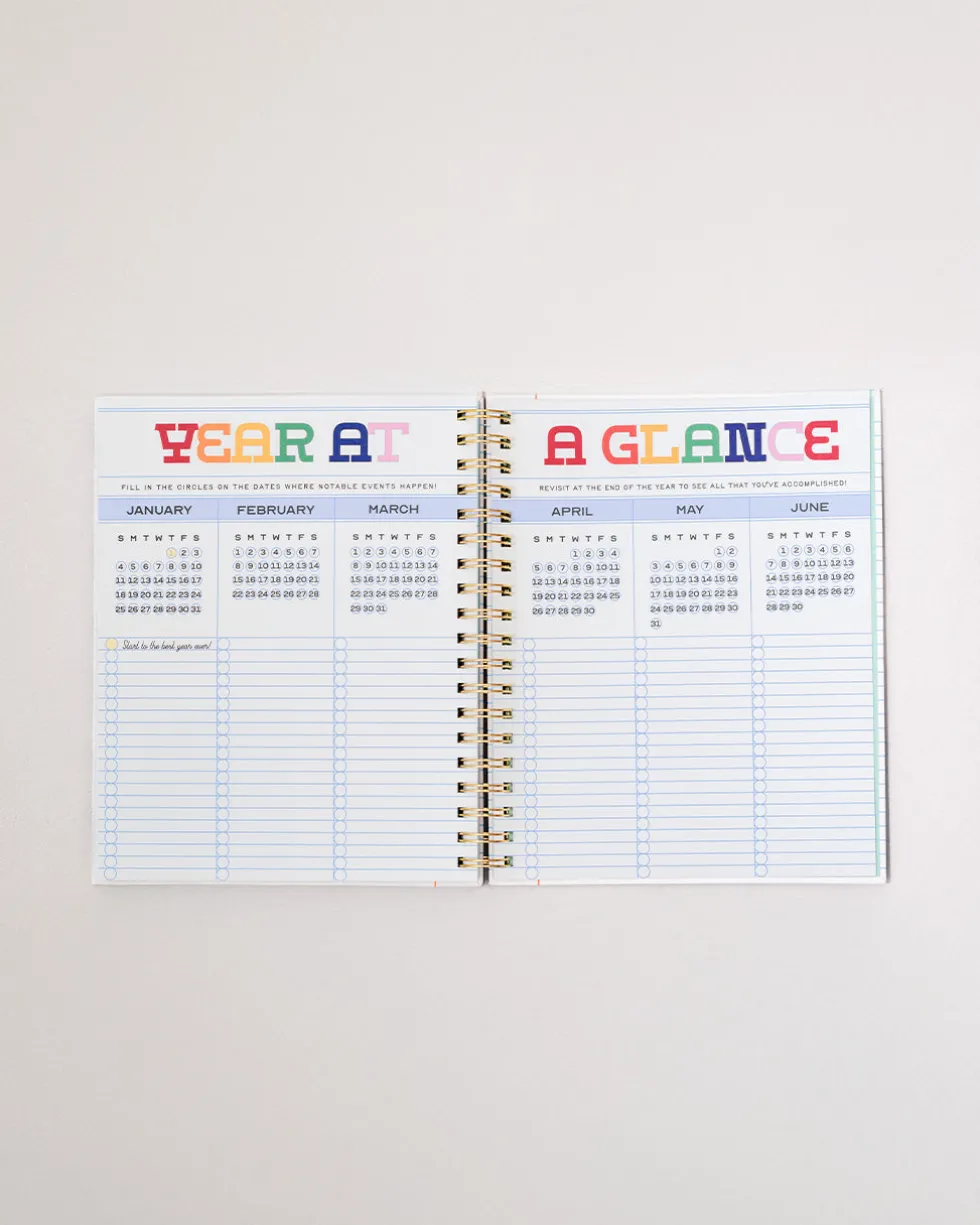 Large 12-Month Annual Planner - Ready for Anything