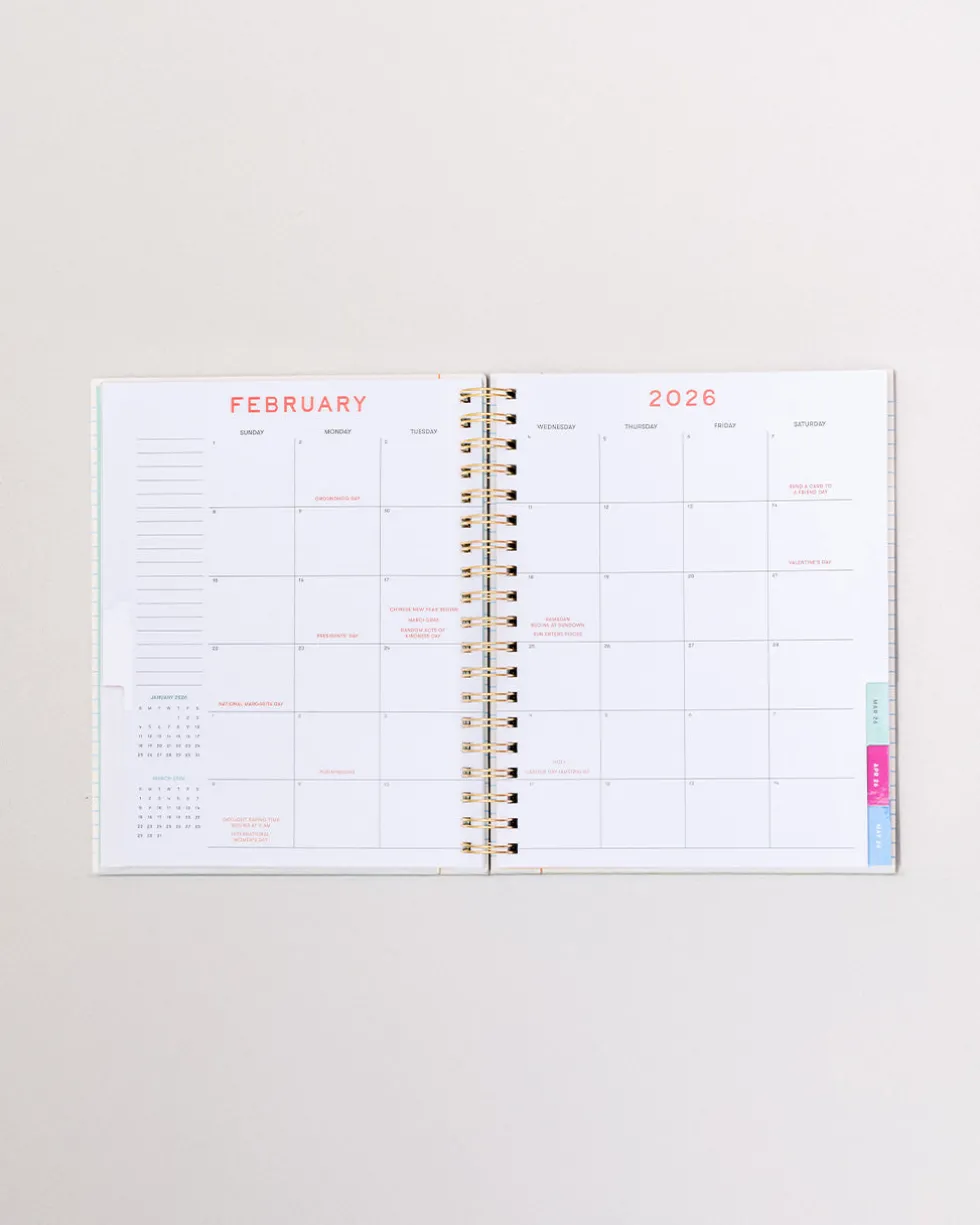 Large 12-Month Annual Planner - Ready for Anything