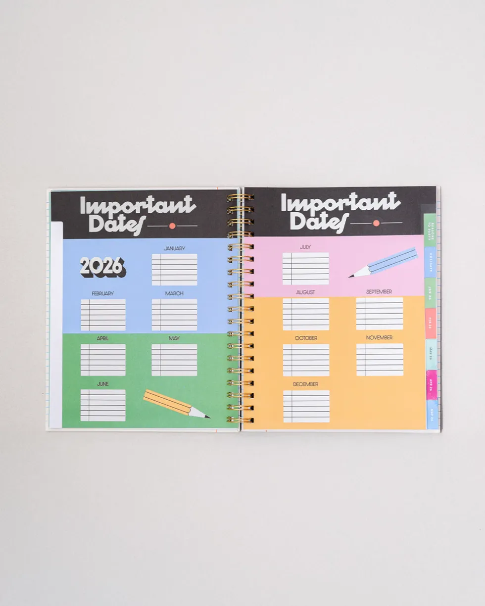 Large 12-Month Annual Planner - Ready for Anything