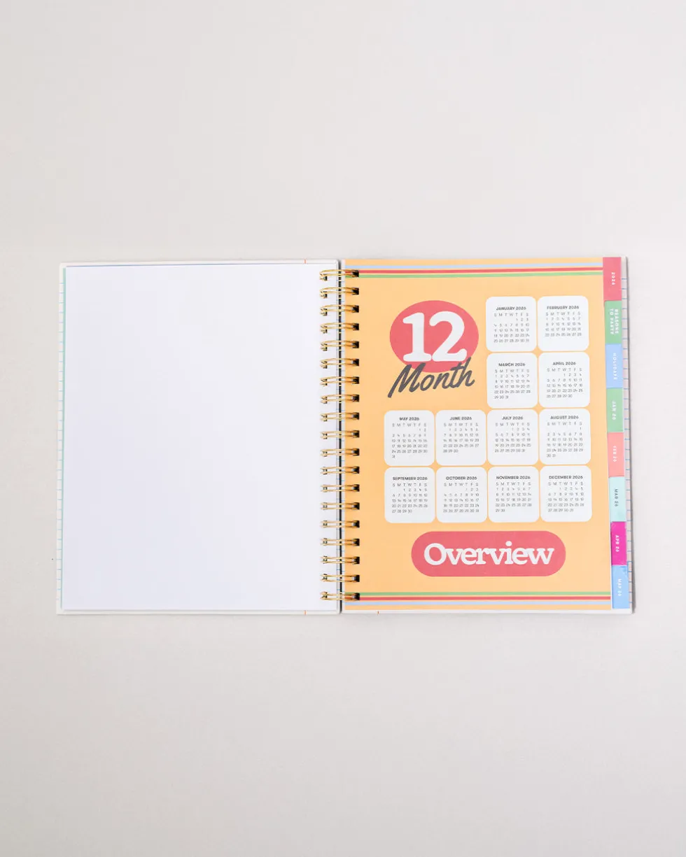 Large 12-Month Annual Planner - Ready for Anything