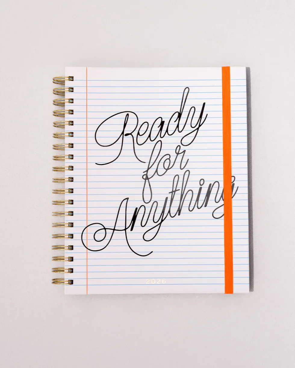 Large 12-Month Annual Planner - Ready for Anything
