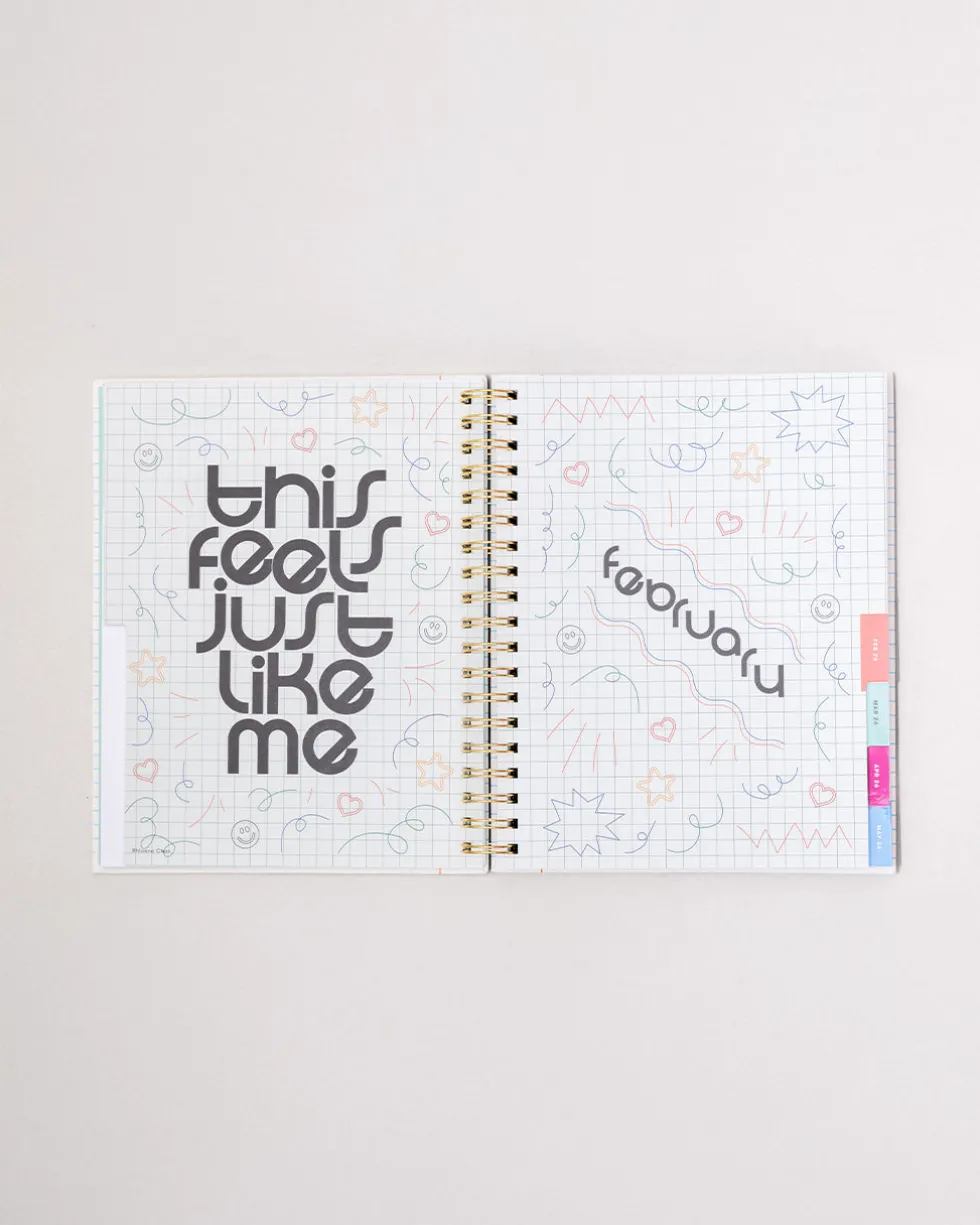 Large 12-Month Annual Planner - Ready for Anything