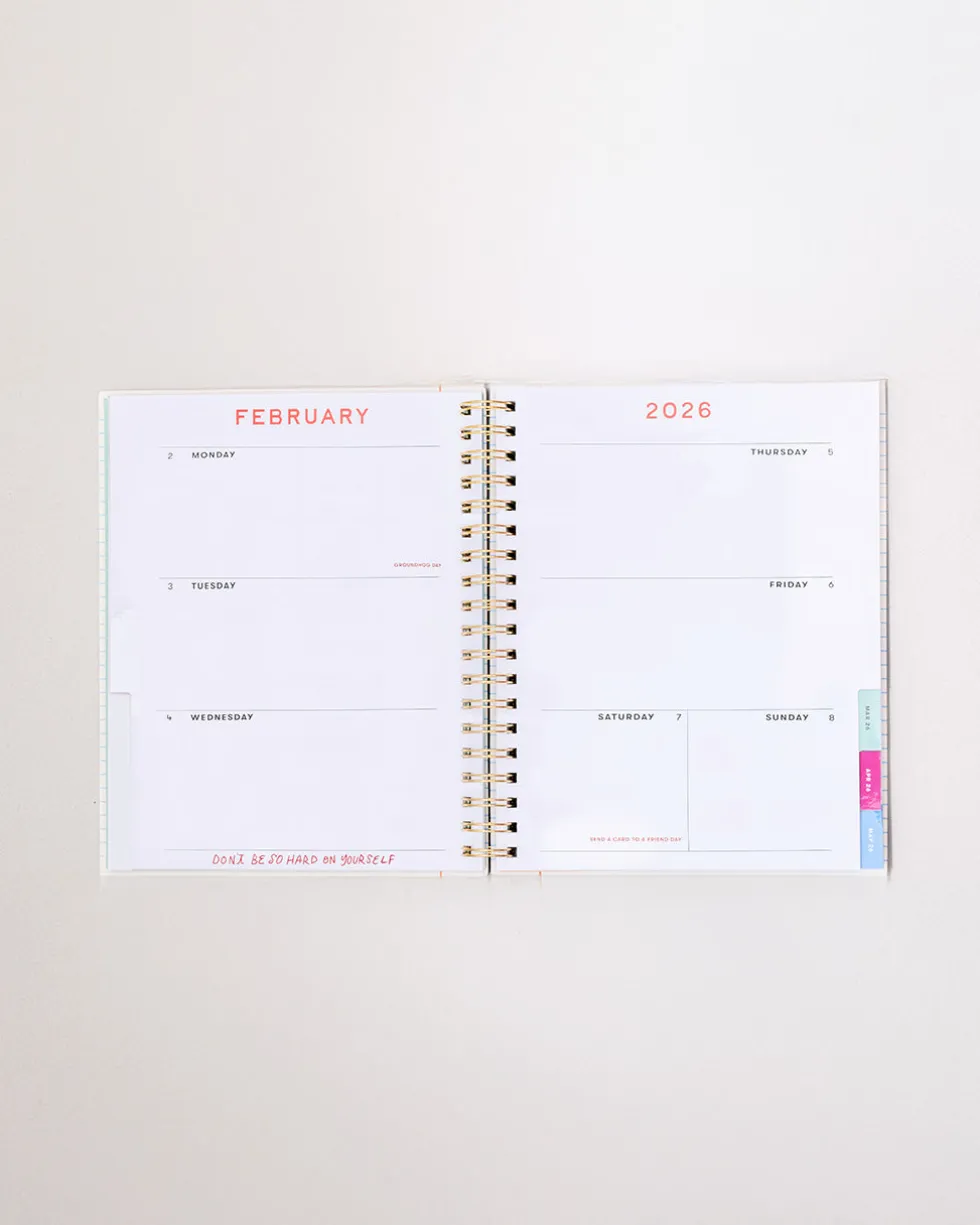 Large 12-Month Annual Planner - Ready for Anything