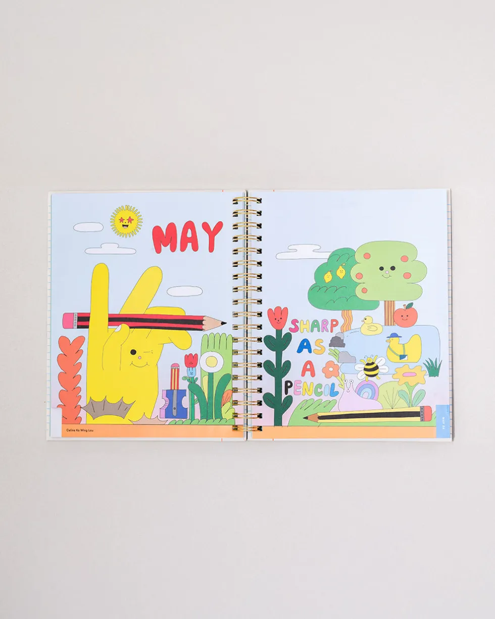 Large 12-Month Annual Planner - Ready for Anything