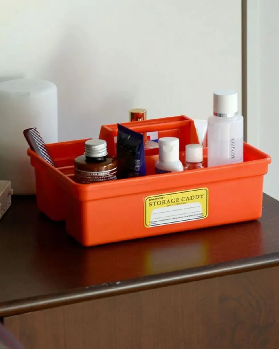 Large Storage Caddy - Orange