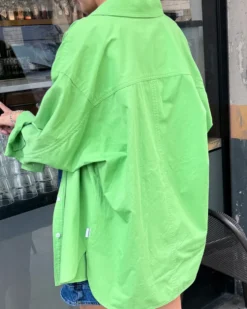 Light Weight Owen Shirt - Green Bud
