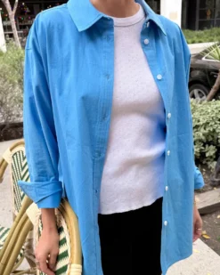 Light Weight Owen Shirt - Lake Blue