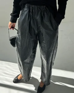 Liquid Nylon Arc Pants - Lacquer Black