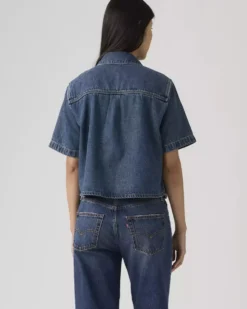 Logan Short Sleeve Denim Shirt - Tinted Times