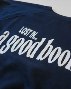 Lost In A Good Book Sweatshirt - Navy