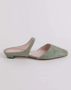 Lourdes Slide On Mule - Sage