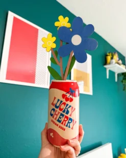 Lucky Cherry Cream Soda Vase