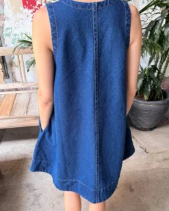 Mable Dress - Dark Denim