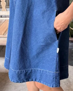 Mable Dress - Dark Denim