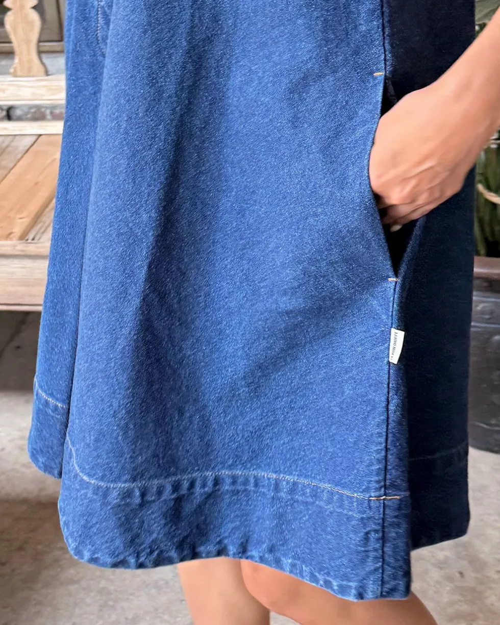 Mable Dress - Dark Denim