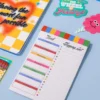 Magnetic Shopping List - Colorblock