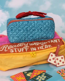 Makeup Bag - Flowers and Bows