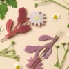 Marguerite Daisy Flower Barrette Set