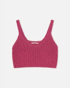 Mariquita Knitted Top - Fuschia