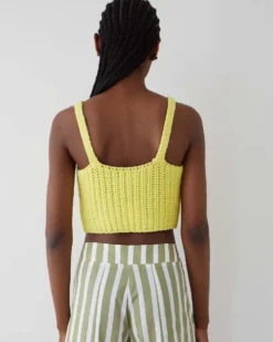 Mariquita Knitted Top - Yellow