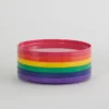 Max Dinnerware Rainbow 7.5" Plates - Set of 6