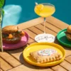 Max Dinnerware Rainbow 9.75" Plates - Set of 6