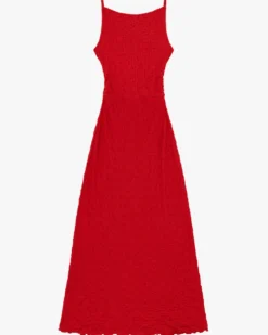 Maya Crinkle Dress - Pepper