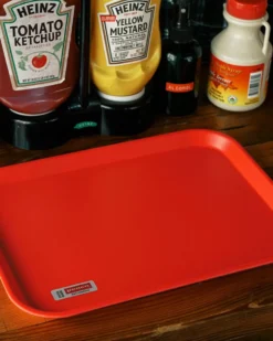 Medium Melamine Tray - Red