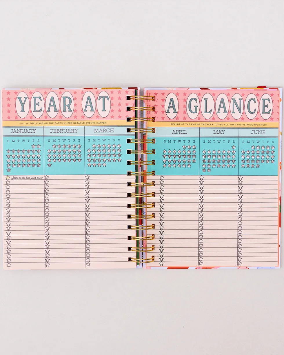 Medium 17-Month Academic Planner - Icons