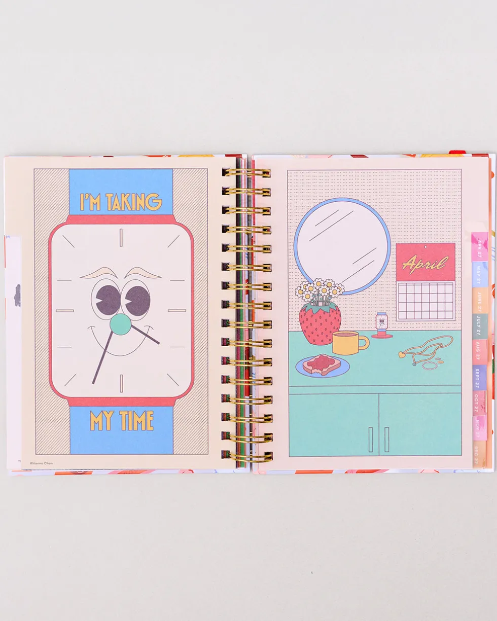 Medium 17-Month Academic Planner - Art Tools