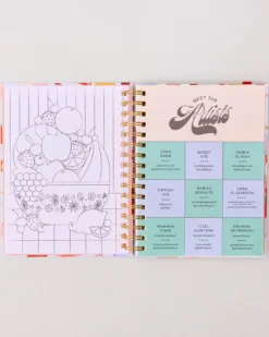 Medium 17-Month Academic Planner - Art Tools