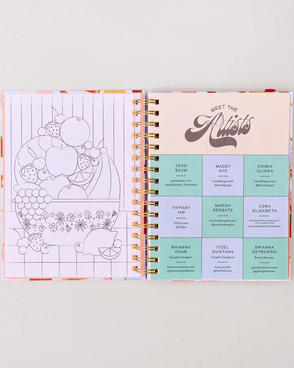 Medium 17-Month Academic Planner - Art Tools