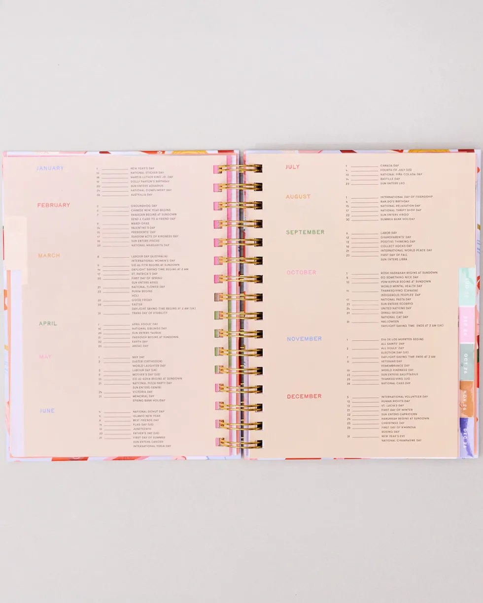 Medium 17-Month Academic Planner - Art Tools