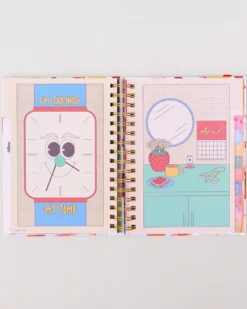 Medium 17-Month Academic Planner - Oil Paint Floral
