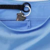 Medium Nylon Crescent Bag w/ Key Leash - Piscine