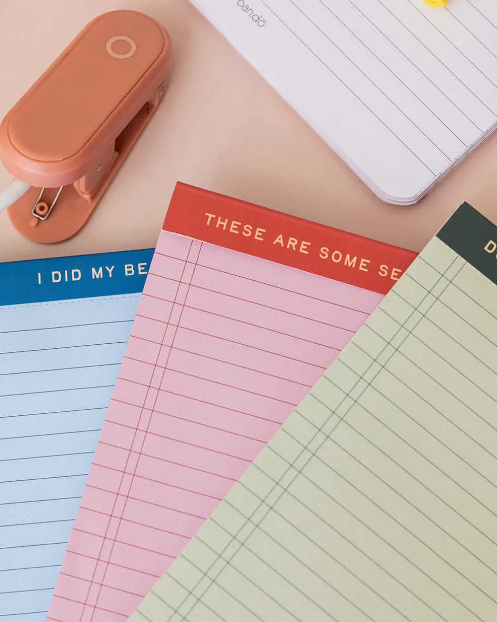 Mini Legal Pad Set - Serious Notes