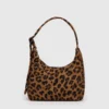 Mini Nylon Shoulder Bag - Leopard