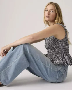 Monaco Blouse - Springtime Dobby