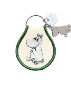 Moomintroll Sitting Patch Keychain + Charm