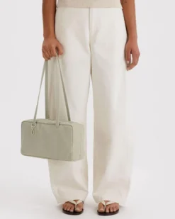 Nylon Bowler Bag - Celadon