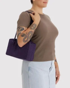 Nylon Bowler Bag - Fig