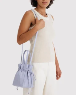 Nylon Drawstring Bag - Mist