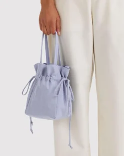 Nylon Drawstring Bag - Mist